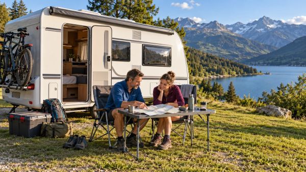 Viser des vacances itinérantes : que faire avant de partir en caravane ?